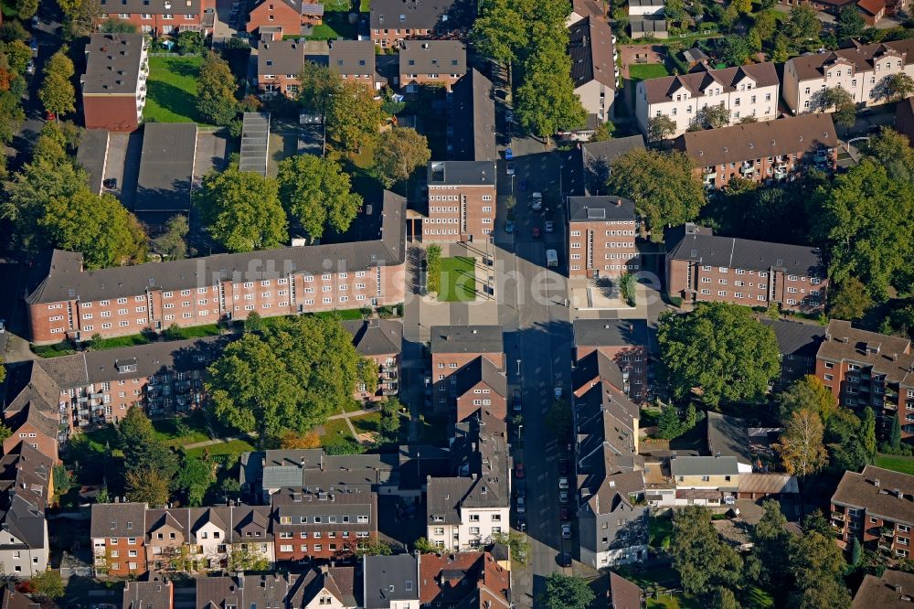 Duisburg aus der Vogelperspektive: BauhausKarree in Duisburg im Bundesland Nordrhein-Westfalen