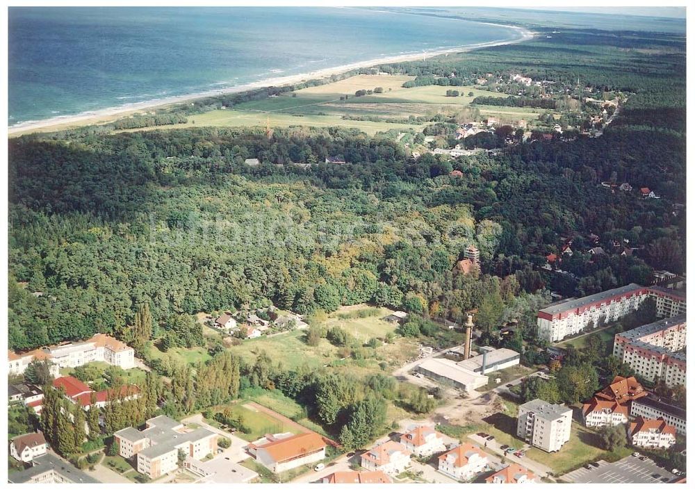 Graal-Müritz / Mecklenburg Vorpommern von oben - Bauland Eselswiese der HAWO KG in Graal - Müritz Mecklenburg Vorpommern / 27.09.02