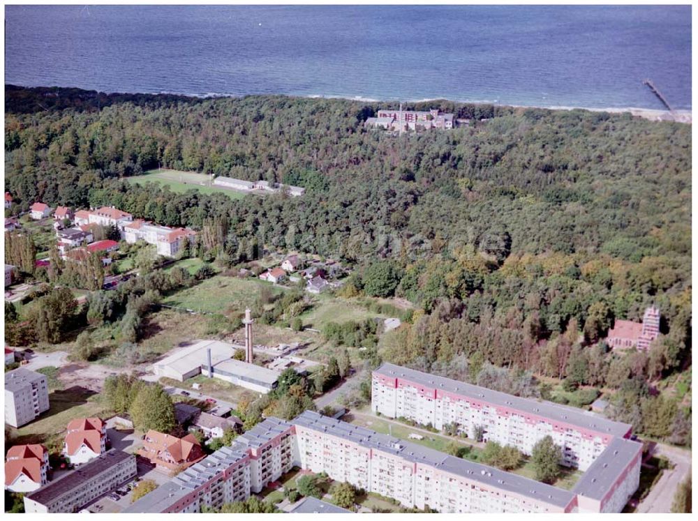 Graal-Müritz / Mecklenburg Vorpommern von oben - Bauland Eselswiese der HAWO KG in Graal - Müritz Mecklenburg Vorpommern / 27.09.02