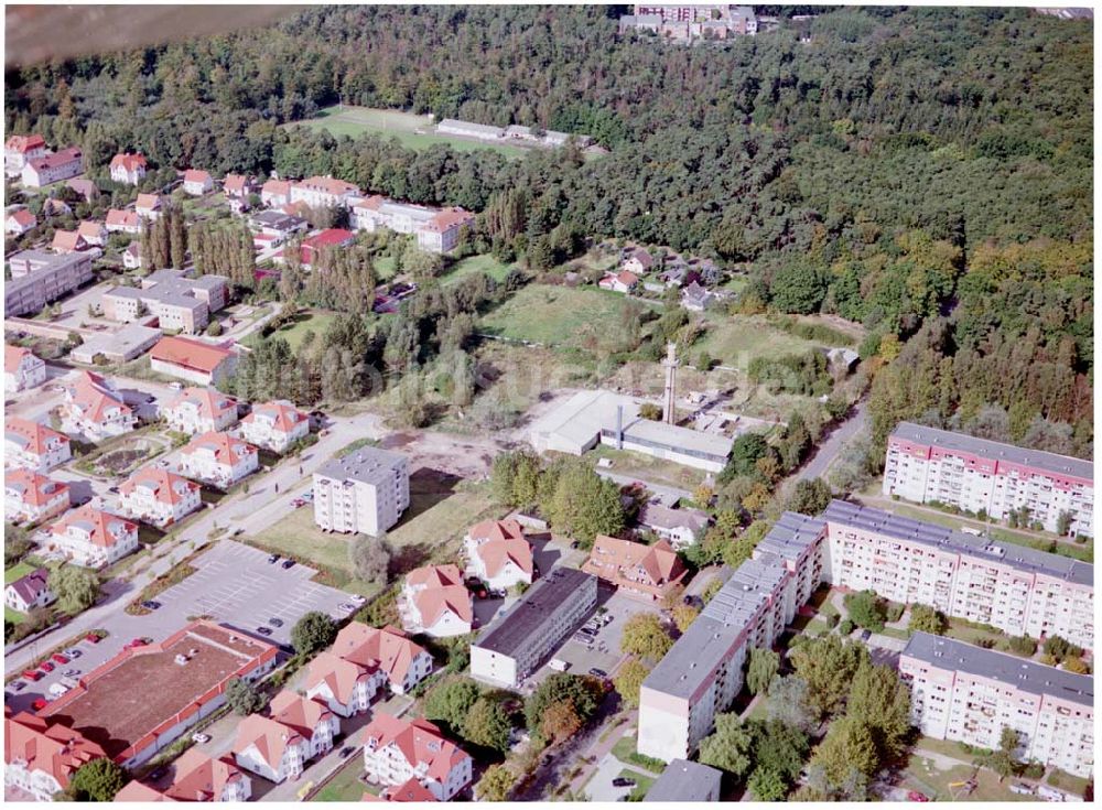 Graal-Müritz / Mecklenburg Vorpommern aus der Vogelperspektive: Bauland Eselswiese der HAWO KG in Graal - Müritz Mecklenburg Vorpommern / 27.09.02