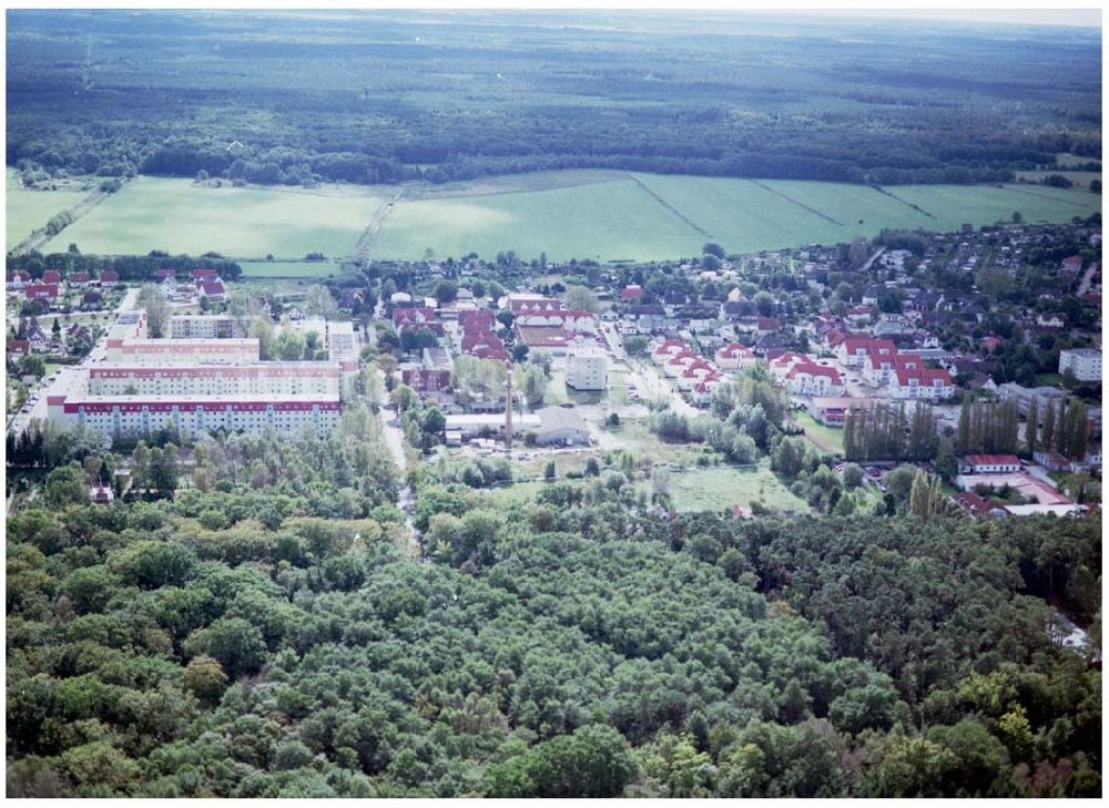 Luftaufnahme Graal-Müritz / Mecklenburg Vorpommern - Bauland Eselswiese der HAWO KG in Graal - Müritz Mecklenburg Vorpommern / 27.09.02