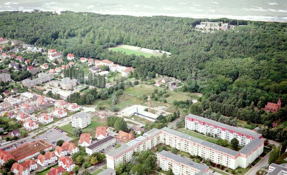 Graal - Müritz aus der Vogelperspektive: Bauland Eselswiese im Stadtzentrum von Graal - Müritz - ein Projekt der HAWO - KG.