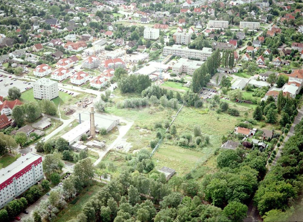 Graal - Müritz von oben - Bauland Eselswiese im Stadtzentrum von Graal - Müritz - ein Projekt der HAWO - KG.