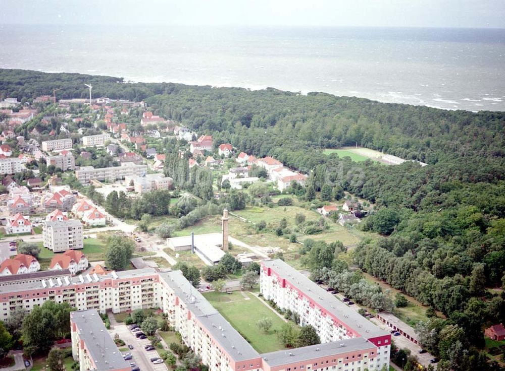 Graal - Müritz aus der Vogelperspektive: Bauland Eselswiese im Stadtzentrum von Graal - Müritz - ein Projekt der HAWO - KG.