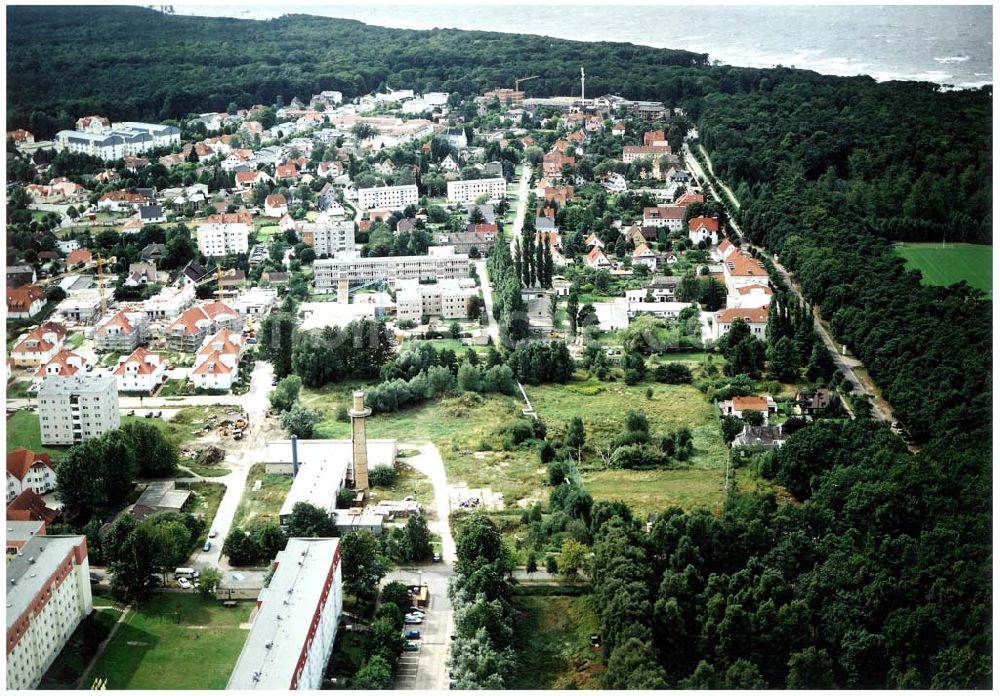 Luftbild Graal - Müritz - Bauland Eselswiese im Stadtzentrum von Graal - Müritz - ein Projekt der HAWO - KG.