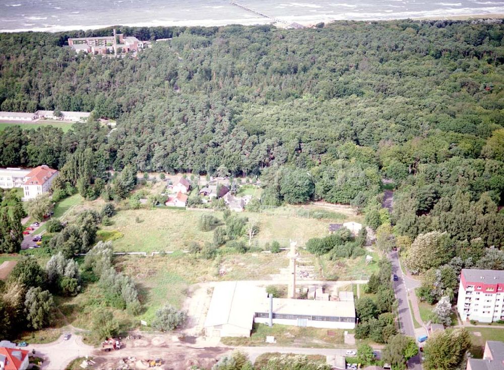 Graal - Müritz aus der Vogelperspektive: Bauland Eselswiese im Stadtzentrum von Graal - Müritz - ein Projekt der HAWO - KG.