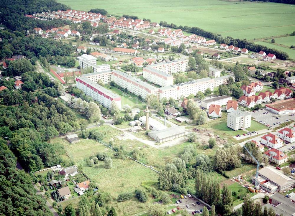 Luftbild Graal - Müritz - Bauland Eselswiese im Stadtzentrum von Graal - Müritz - ein Projekt der HAWO - KG.