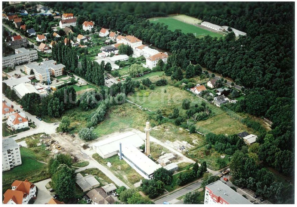 Luftaufnahme Graal - Müritz - Bauland Eselswiese im Stadtzentrum von Graal - Müritz - ein Projekt der HAWO - KG.