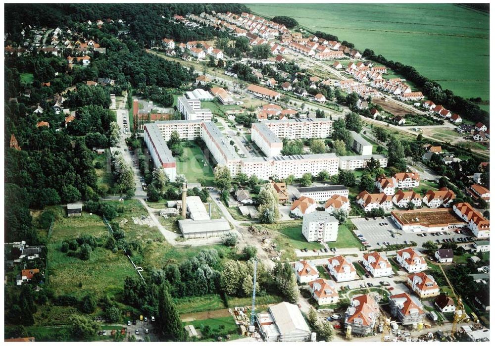 Luftbild Graal - Müritz - Bauland Eselswiese im Stadtzentrum von Graal - Müritz - ein Projekt der HAWO - KG.