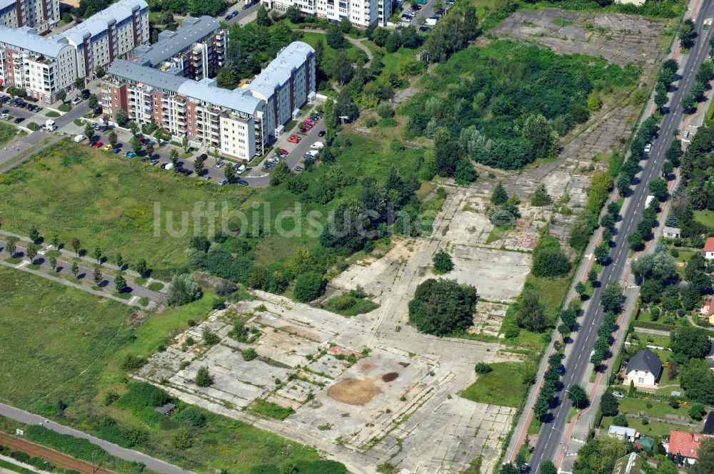 Berlin von oben - Bauland an der Ferdinand-Schultze-Straße in Berlin-Hohenschönhausen