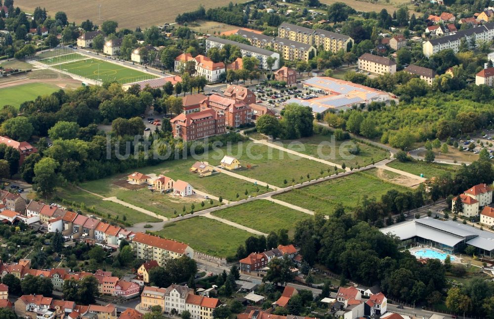 Bad Langensalza von oben - Bauland Gartenstadt in Bad Langensalza im Bundesland Thüringen