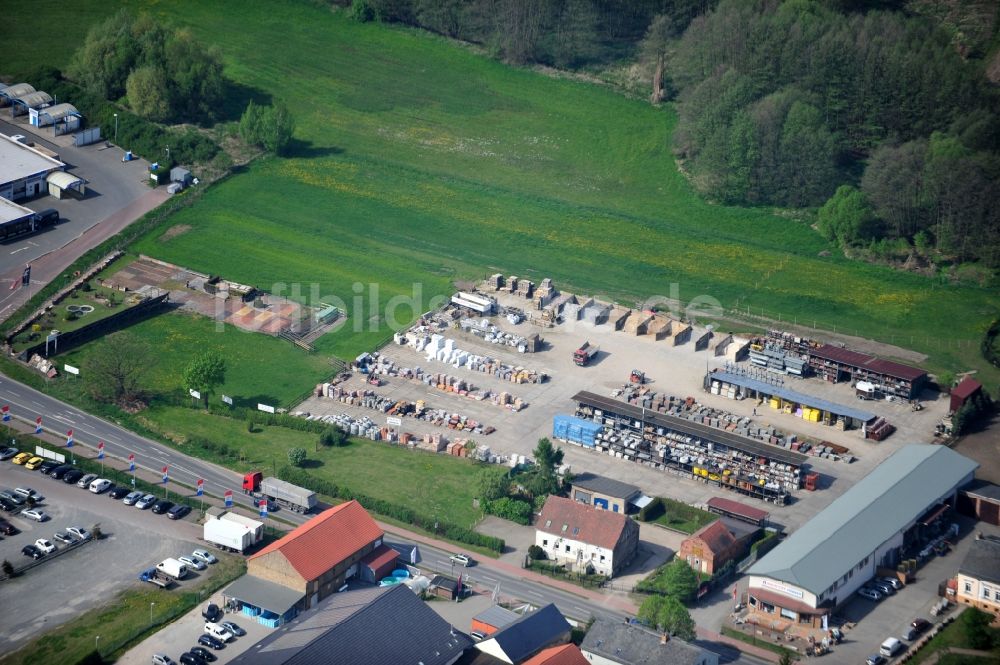 Schwanebeck von oben - Baumarkt in Panketal Schwanebeck