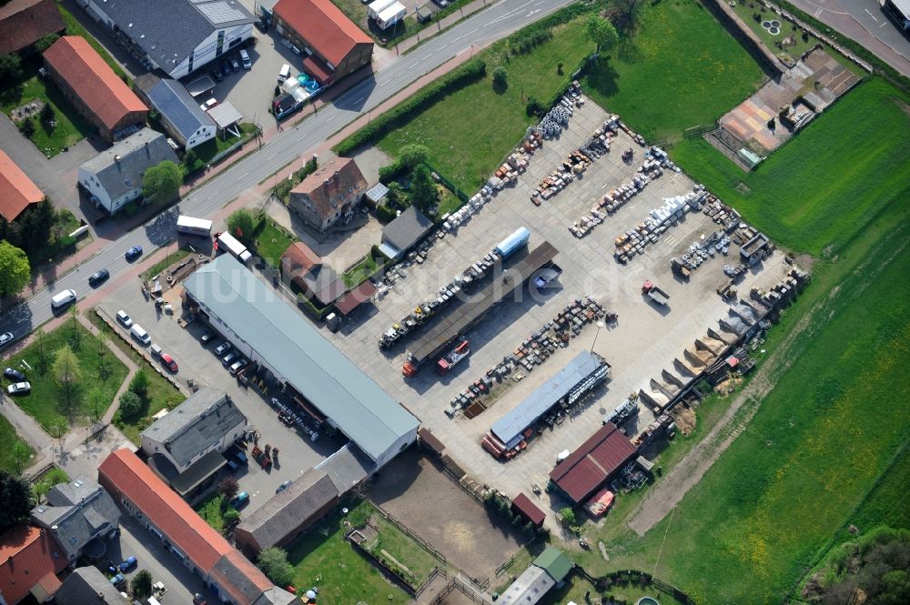 Luftaufnahme Schwanebeck - Baumarkt in Panketal Schwanebeck