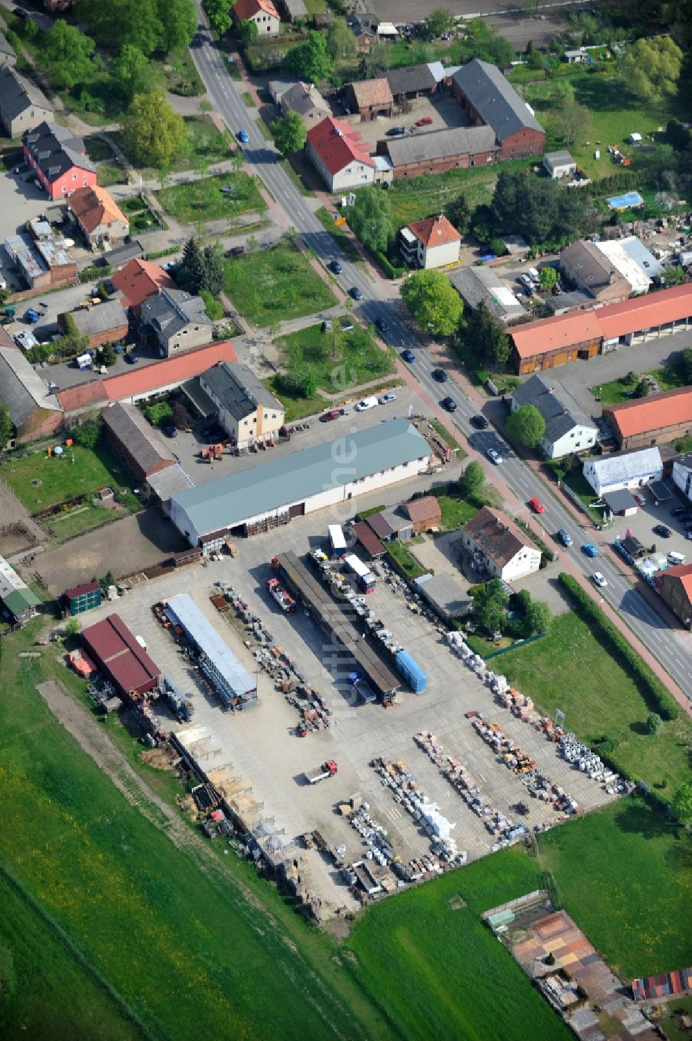 Luftbild Schwanebeck - Baumarkt in Panketal Schwanebeck