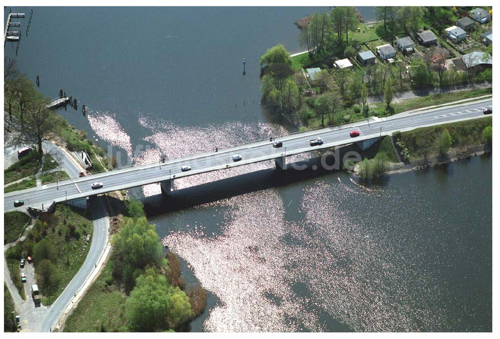 Brandenburg von oben - Baumgartenbrücke