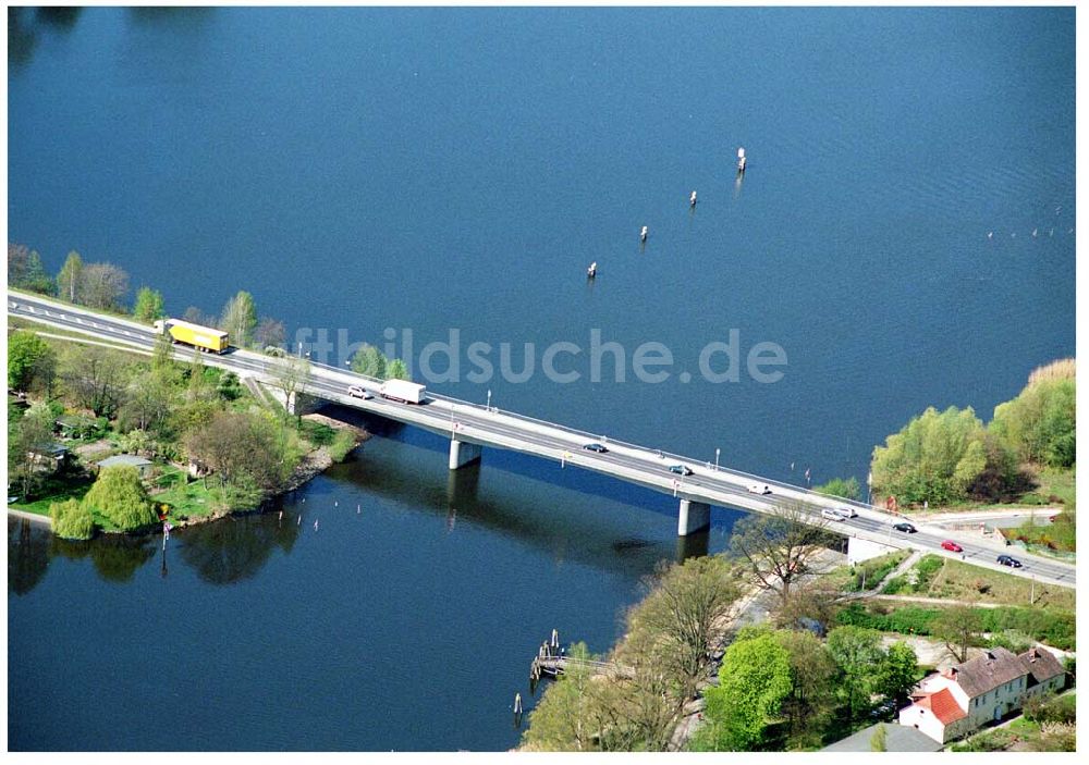 Luftbild Brandenburg - Baumgartenbrücke