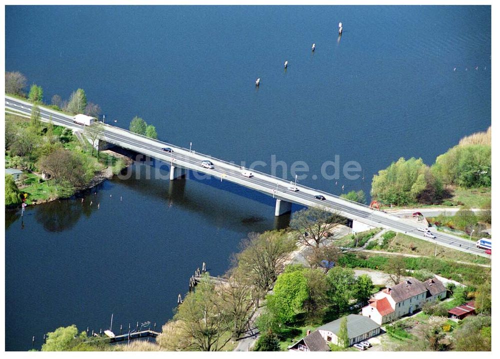 Luftaufnahme Brandenburg - Baumgartenbrücke