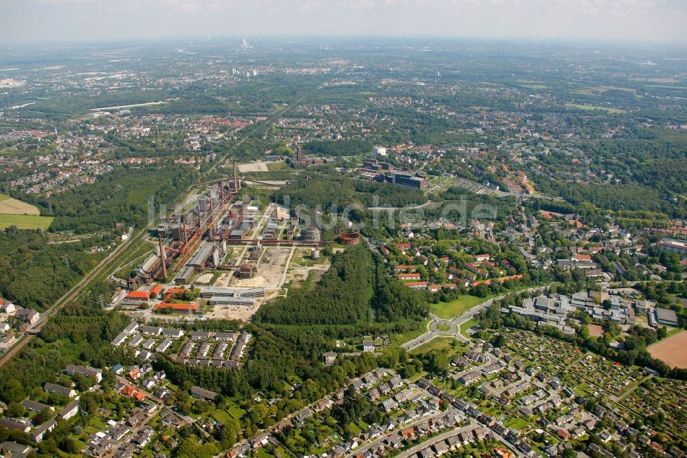 Luftbild Essen - Bauprojekt Kokerei Zollverein in Essen im Bundesland Nordrhein-Westfalen