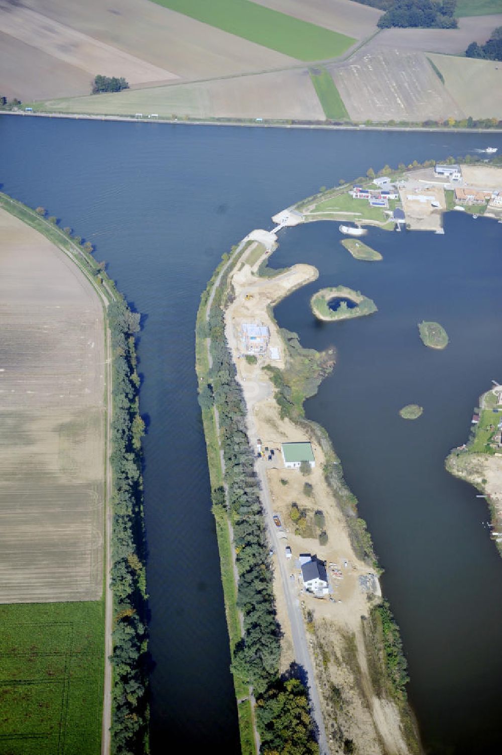 Bortfeld von oben - Bauprojekt Marina Bortfeld in Niedersachsen