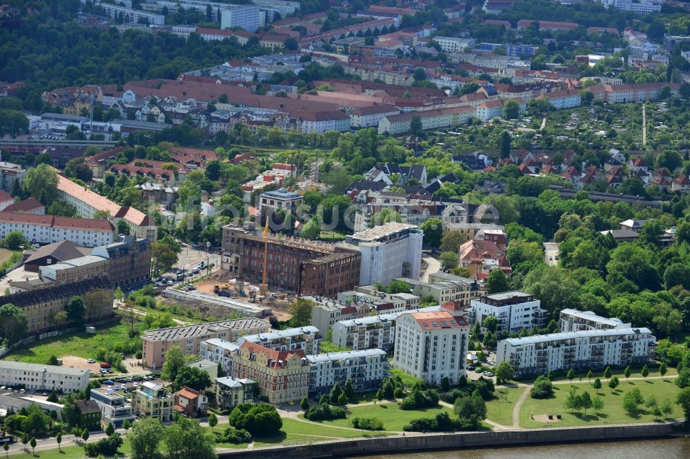 Luftbild Magdeburg - Bauprojekt MESSMA-Lofts im Ortsteil Buckau in Magdeburg im Bundesland Sachsen-Anhalt