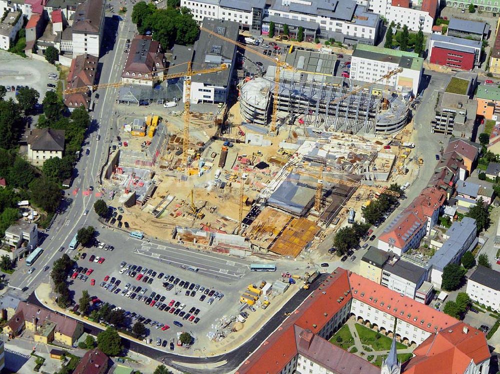 Luftaufnahme Passau - Bauprojekt Neue Mitte - Passau