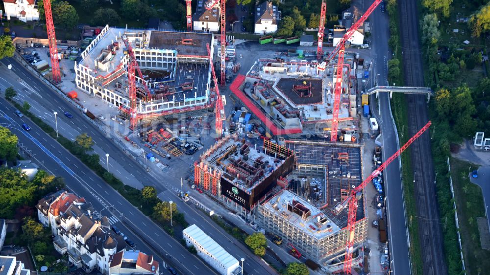 Luftbild Bonn - Baustelle Bürogebäude des Geschäftshauses Neuer Kanzlerplatz in Bonn, im Bundesland Nordrhein-Westfalen, Deutschland