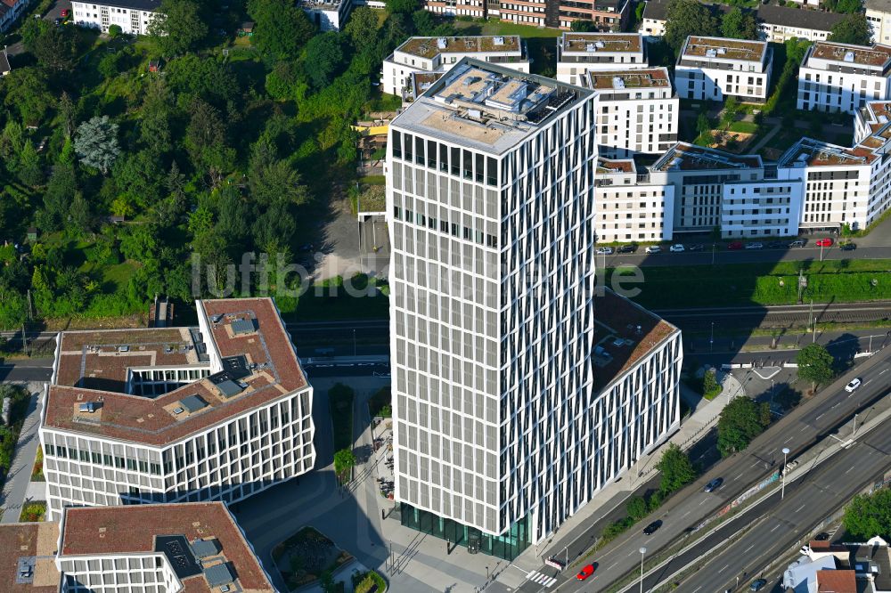 Luftbild Bonn - Baustelle Bürogebäude des Geschäftshauses Neuer Kanzlerplatz im Ortsteil Gronau in Bonn im Bundesland Nordrhein-Westfalen, Deutschland