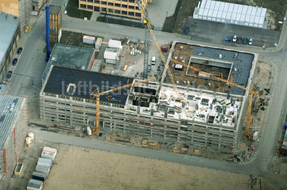 Berlin von oben - Baustelle des Campus Oberschöneweide der FHTW Berlin