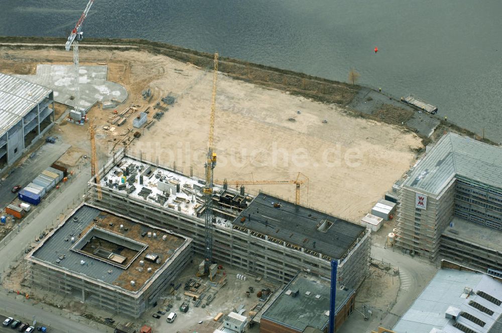 Berlin von oben - Baustelle des Campus Oberschöneweide der FHTW Berlin