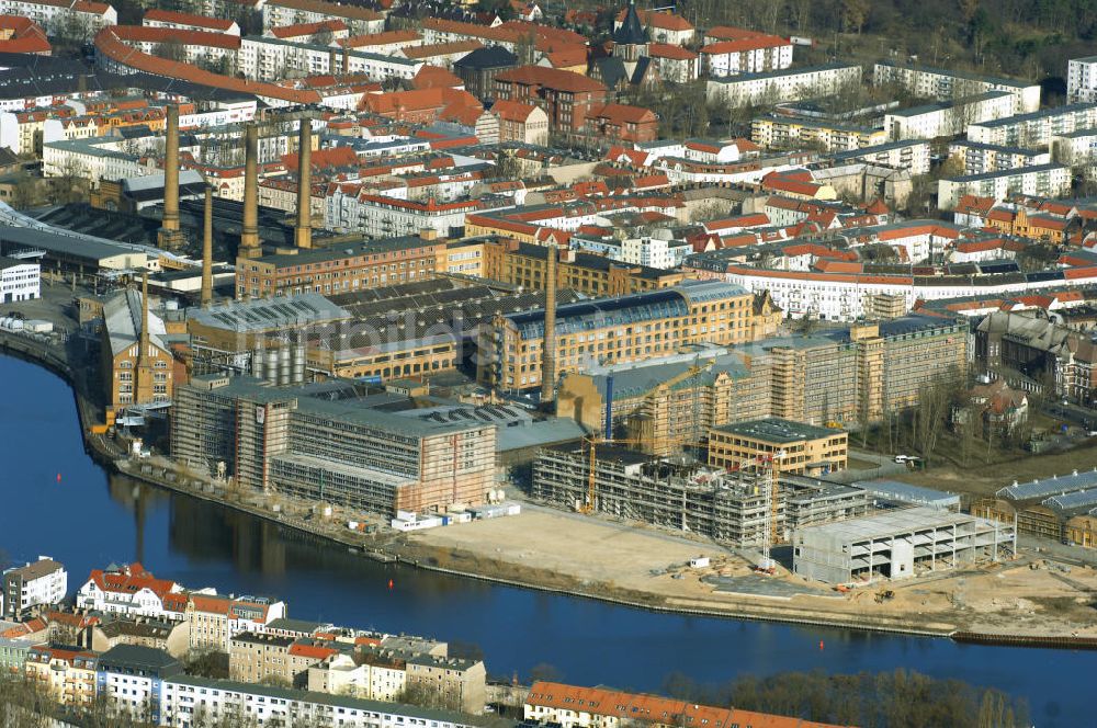 Berlin von oben - Baustelle des Campus Oberschöneweide der FHTW Berlin