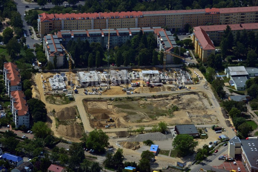 Luftaufnahme Berlin Zehlendorf - Baustelle des Cedelia-Bauprojekts in Berlin-Zehlendorf.