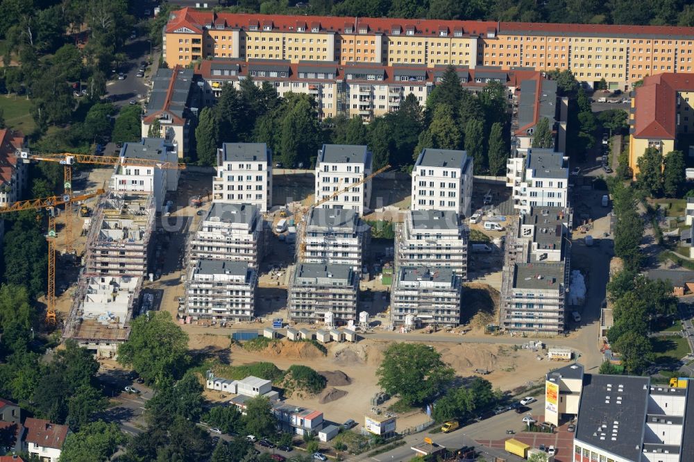 Luftaufnahme Berlin - Baustelle des Cedelia-Bauprojekts in Berlin-Zehlendorf