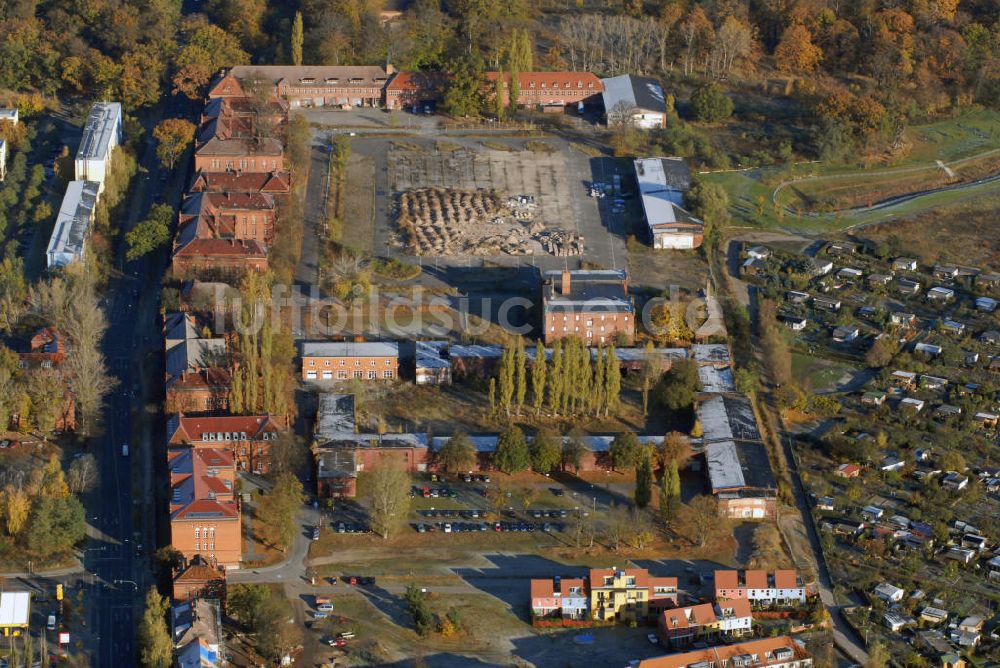 Potsdam von oben - Baustelle des Chateau Palmeraie in Potsdam