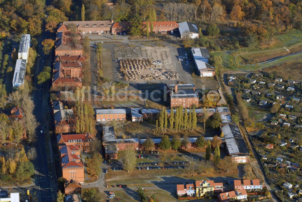 Potsdam aus der Vogelperspektive: Baustelle des Chateau Palmeraie in Potsdam