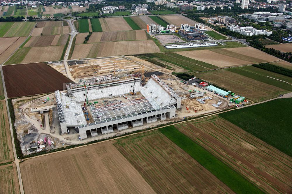 Luftaufnahme Mainz - Baustelle der Coface-Arena Mainz