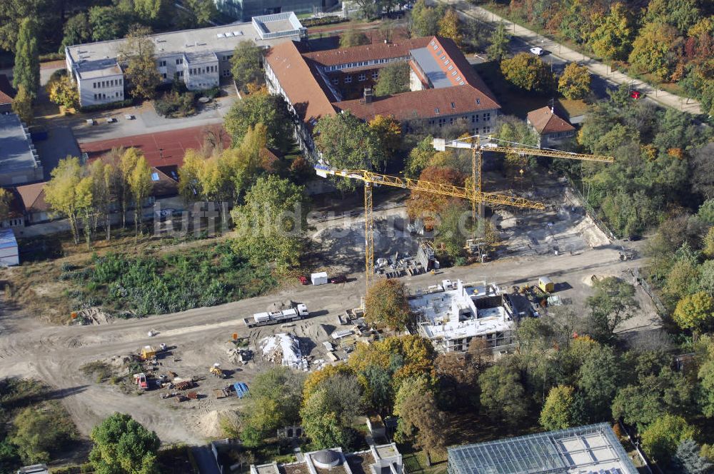 Berlin aus der Vogelperspektive: Baustelle Diplomaten Park im Botschaftsviertel Berlins