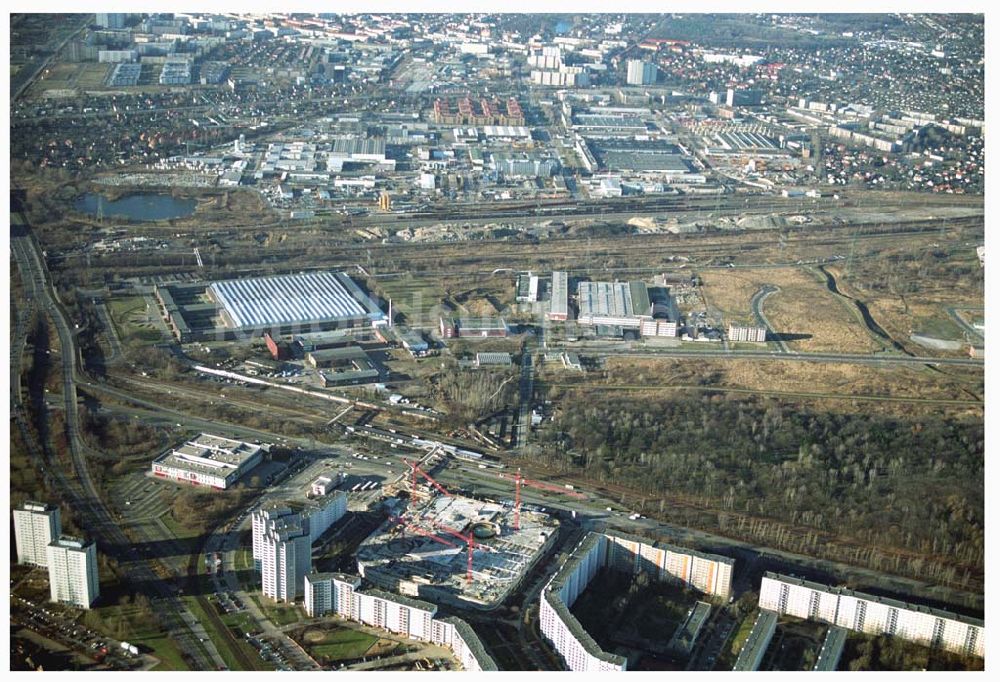 Luftbild Berlin - Marzahn - Baustelle Eastgate Berlin-Marzahn