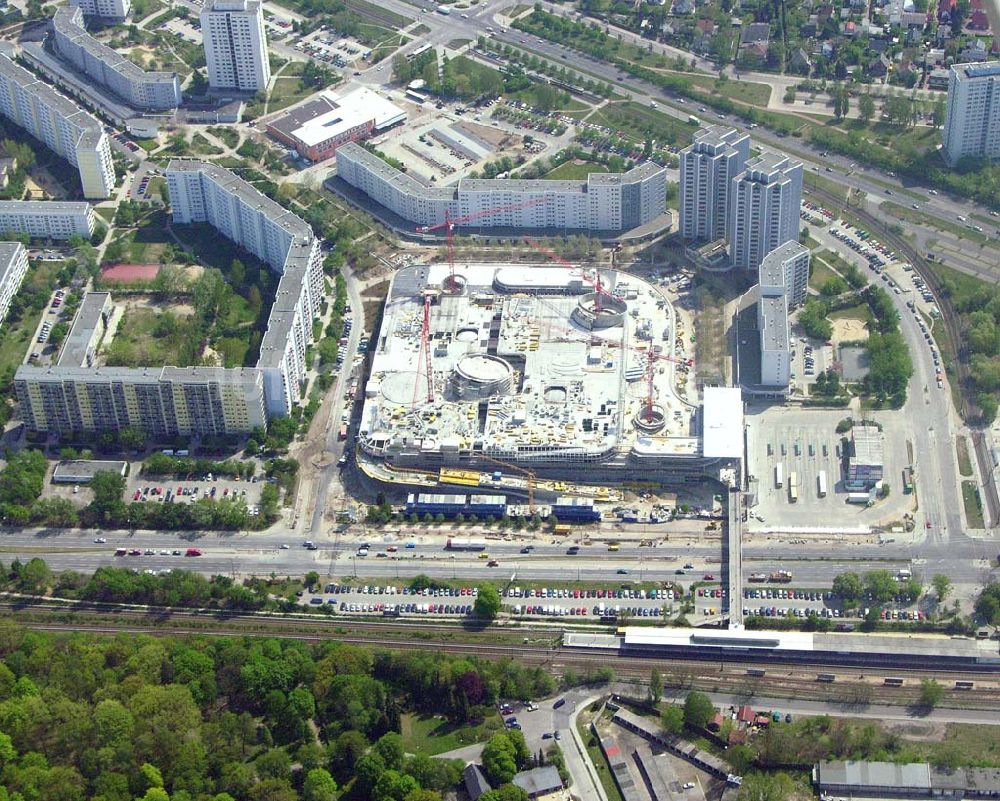 Luftaufnahme Berlin-Marzahn - Baustelle Eastgate Berlin-Marzahn