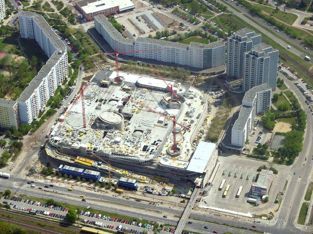 Berlin-Marzahn von oben - Baustelle Eastgate Berlin-Marzahn