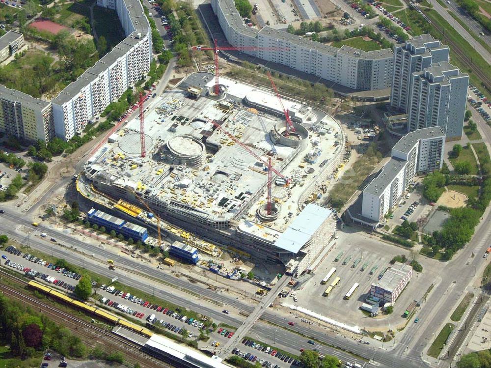 Berlin-Marzahn aus der Vogelperspektive: Baustelle Eastgate Berlin-Marzahn