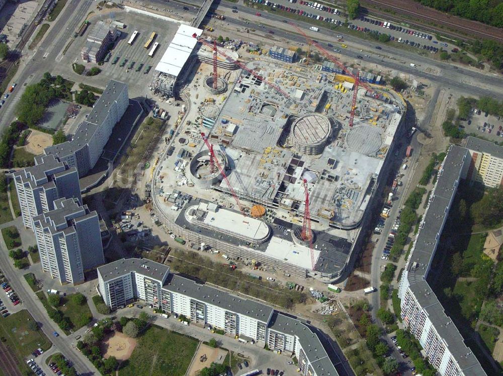 Berlin-Marzahn aus der Vogelperspektive: Baustelle Eastgate Berlin-Marzahn