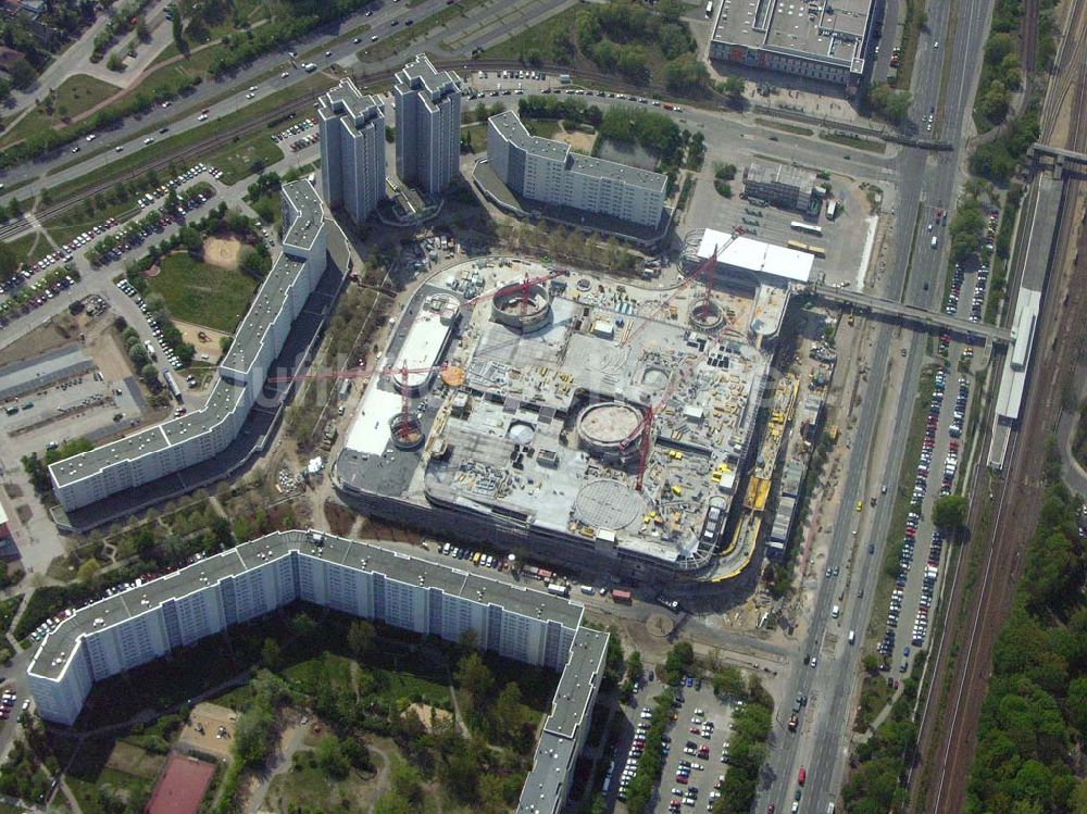 Berlin-Marzahn von oben - Baustelle Eastgate Berlin-Marzahn