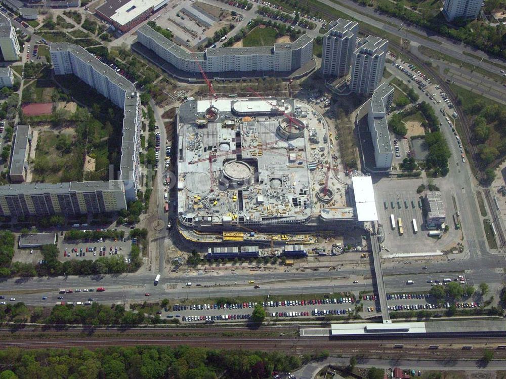 Berlin-Marzahn von oben - Baustelle Eastgate Berlin-Marzahn