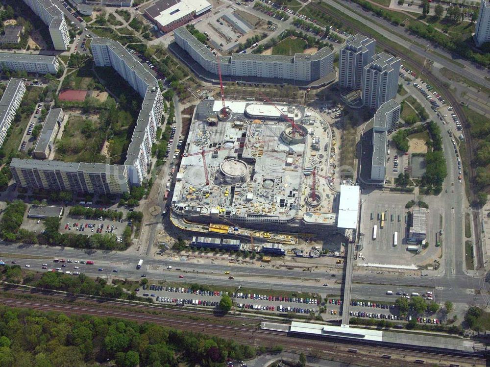 Berlin-Marzahn aus der Vogelperspektive: Baustelle Eastgate Berlin-Marzahn