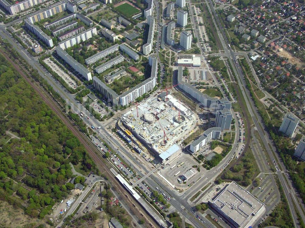 Luftaufnahme Berlin-Marzahn - Baustelle Eastgate Berlin-Marzahn