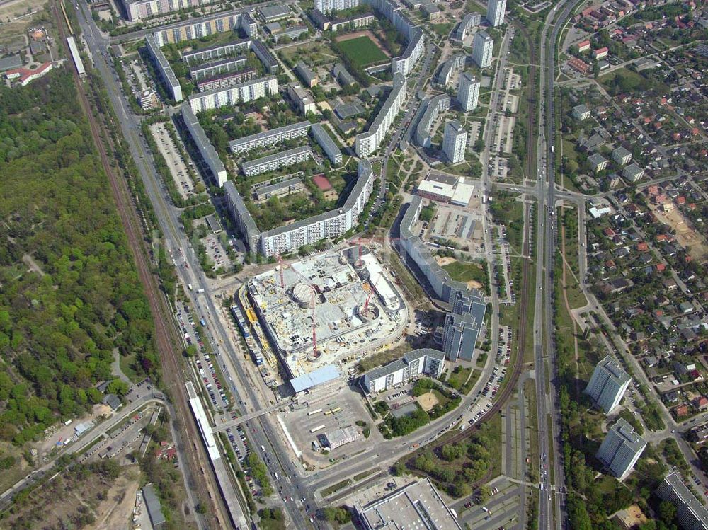 Berlin-Marzahn von oben - Baustelle Eastgate Berlin-Marzahn