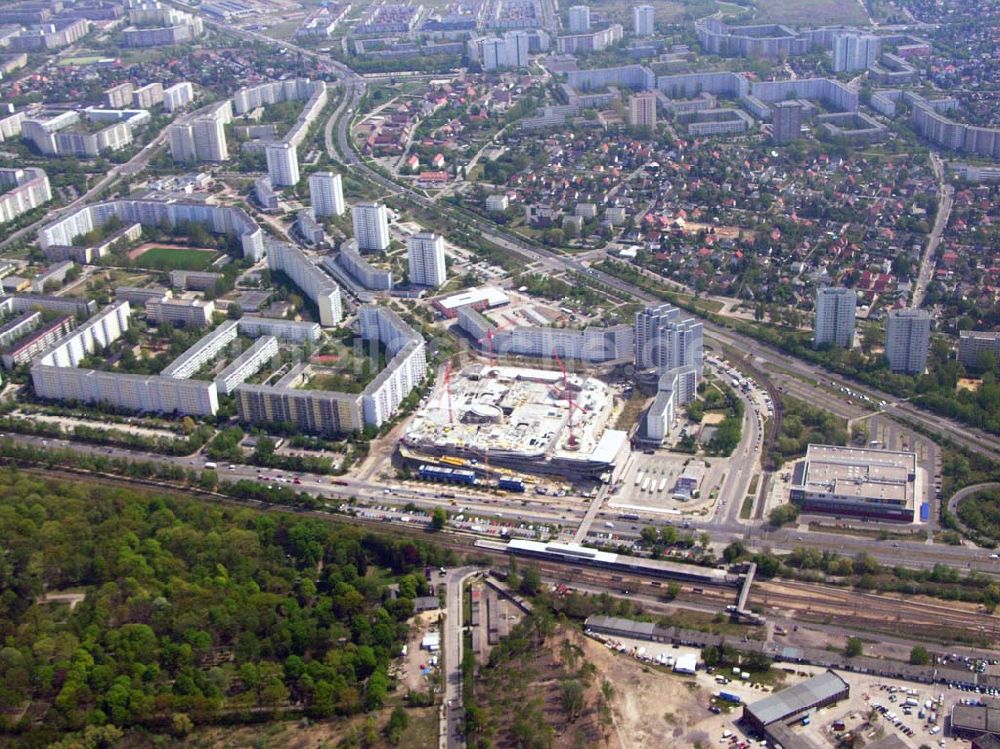 Berlin-Marzahn von oben - Baustelle Eastgate Berlin-Marzahn