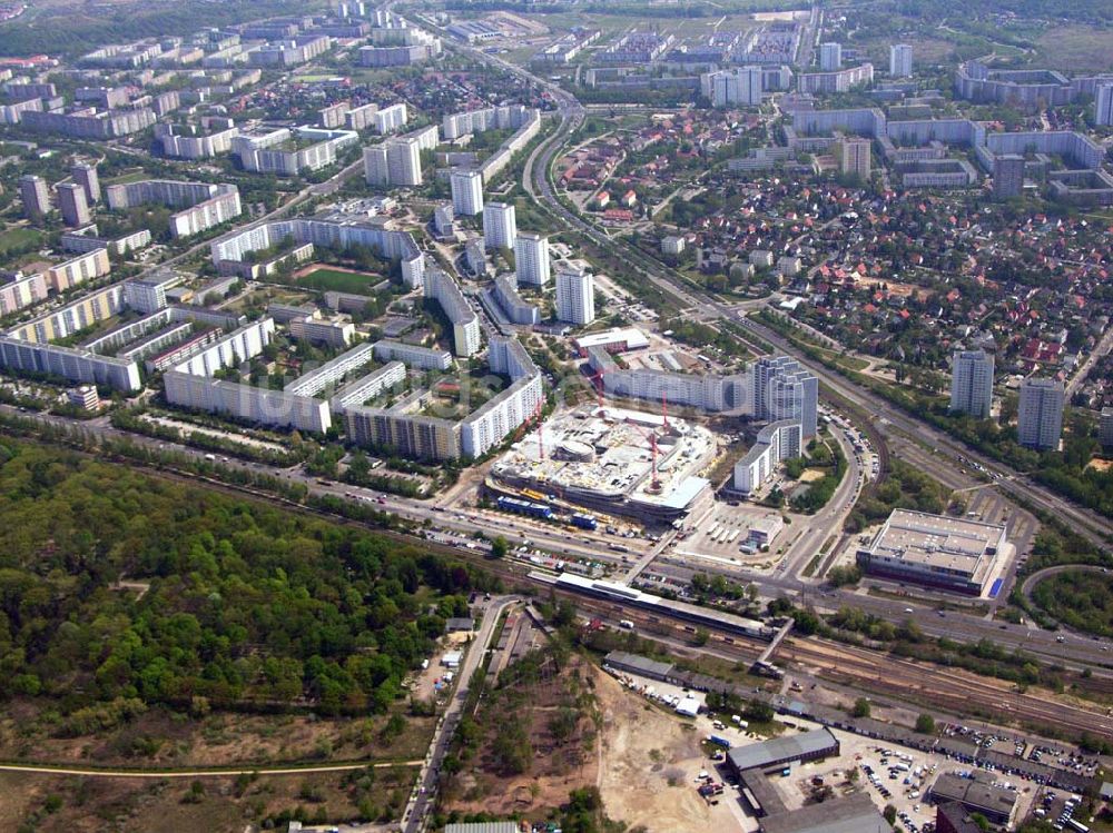 Berlin-Marzahn aus der Vogelperspektive: Baustelle Eastgate Berlin-Marzahn