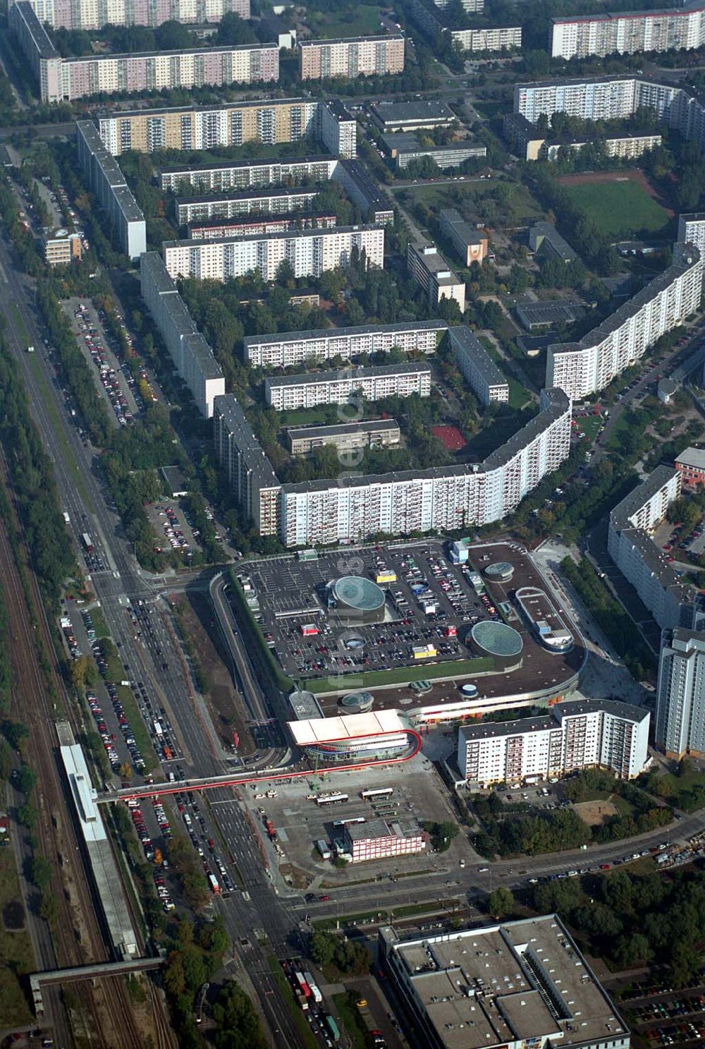 Luftaufnahme Berlin-Marzahn - Baustelle Eastgate Berlin-Marzahn