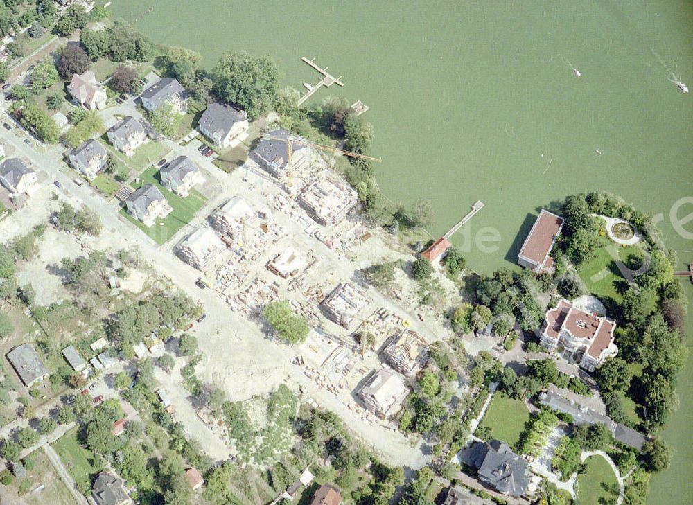 Luftbild Zeuthen - Baustelle der EDR GmbH am Zeuthener See